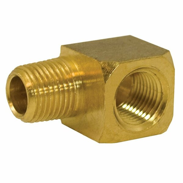 Jones Stephens 1/8 in. 90 DEG Yellow Brass Street Elbow P16002